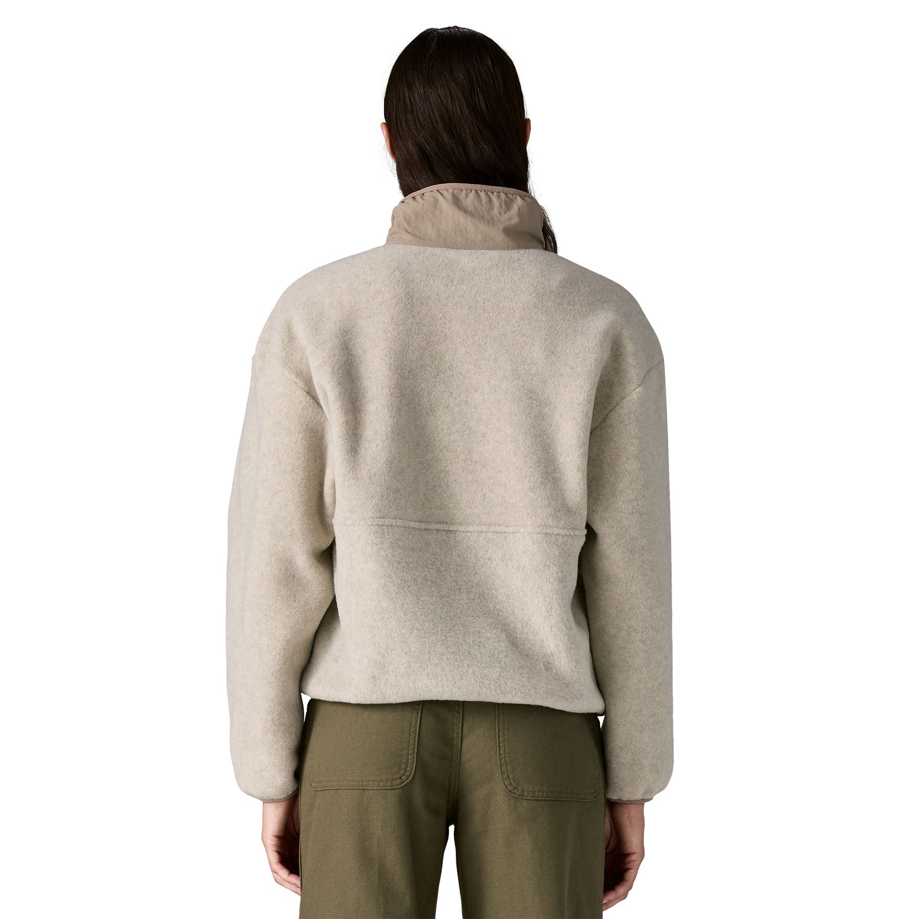 Women's Synchilla® Marsupial in Oatmeal Heather w/Seabird Grey | Patagonia Bend