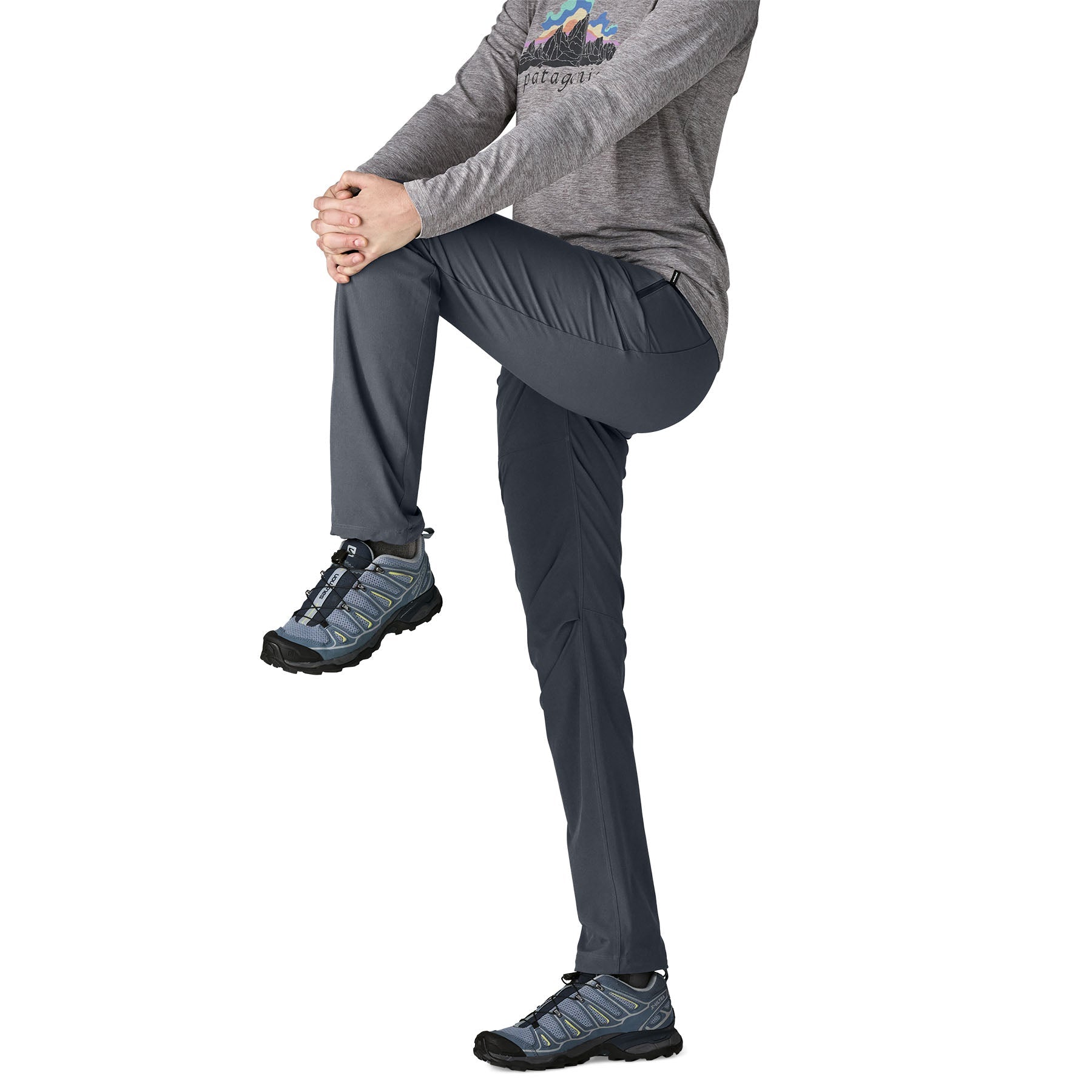 Women's Terravia Trail Pants - Reg in Smolder Blue | Patagonia Bend