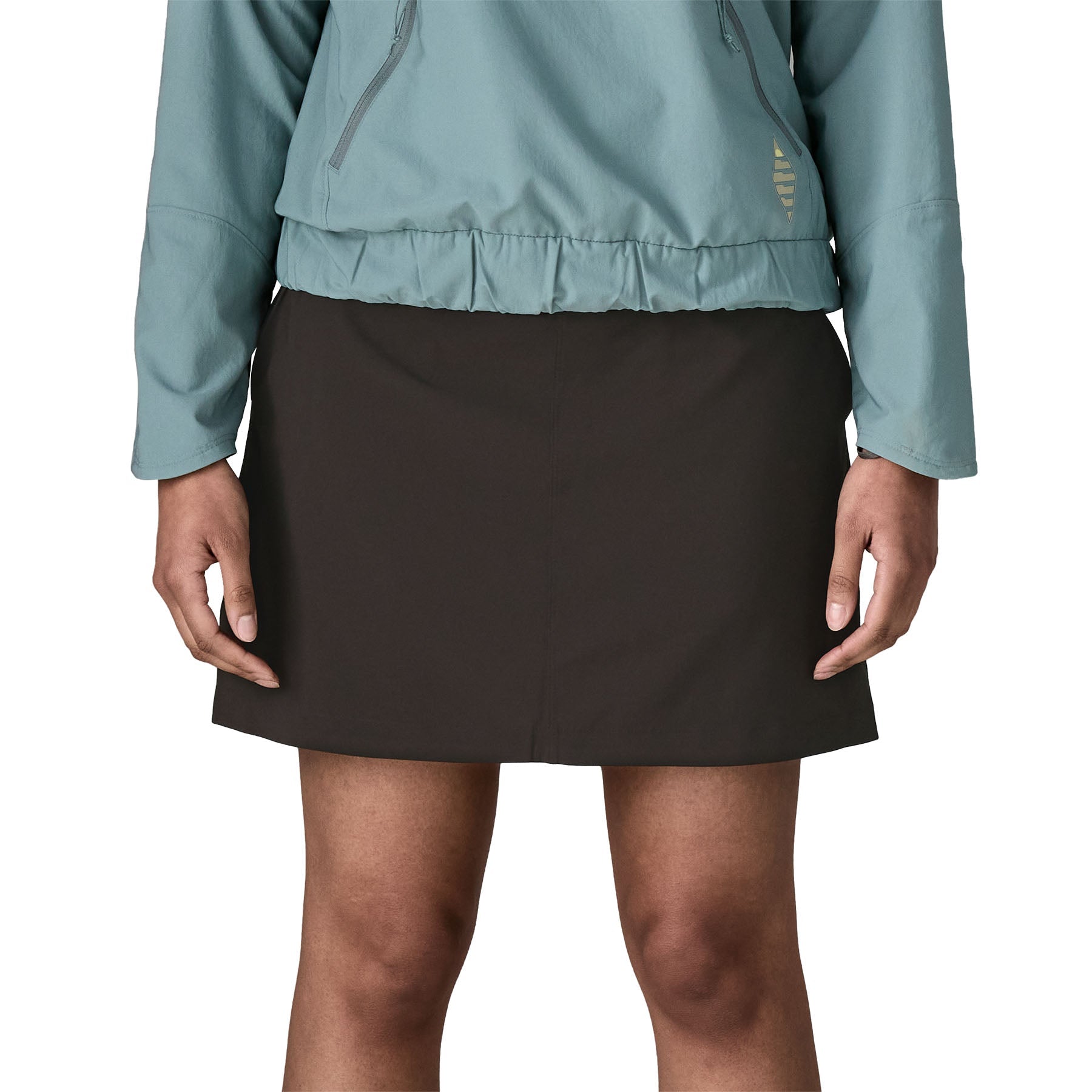 Women's Terrebonne Traveler Skort in Black | Patagonia Bend