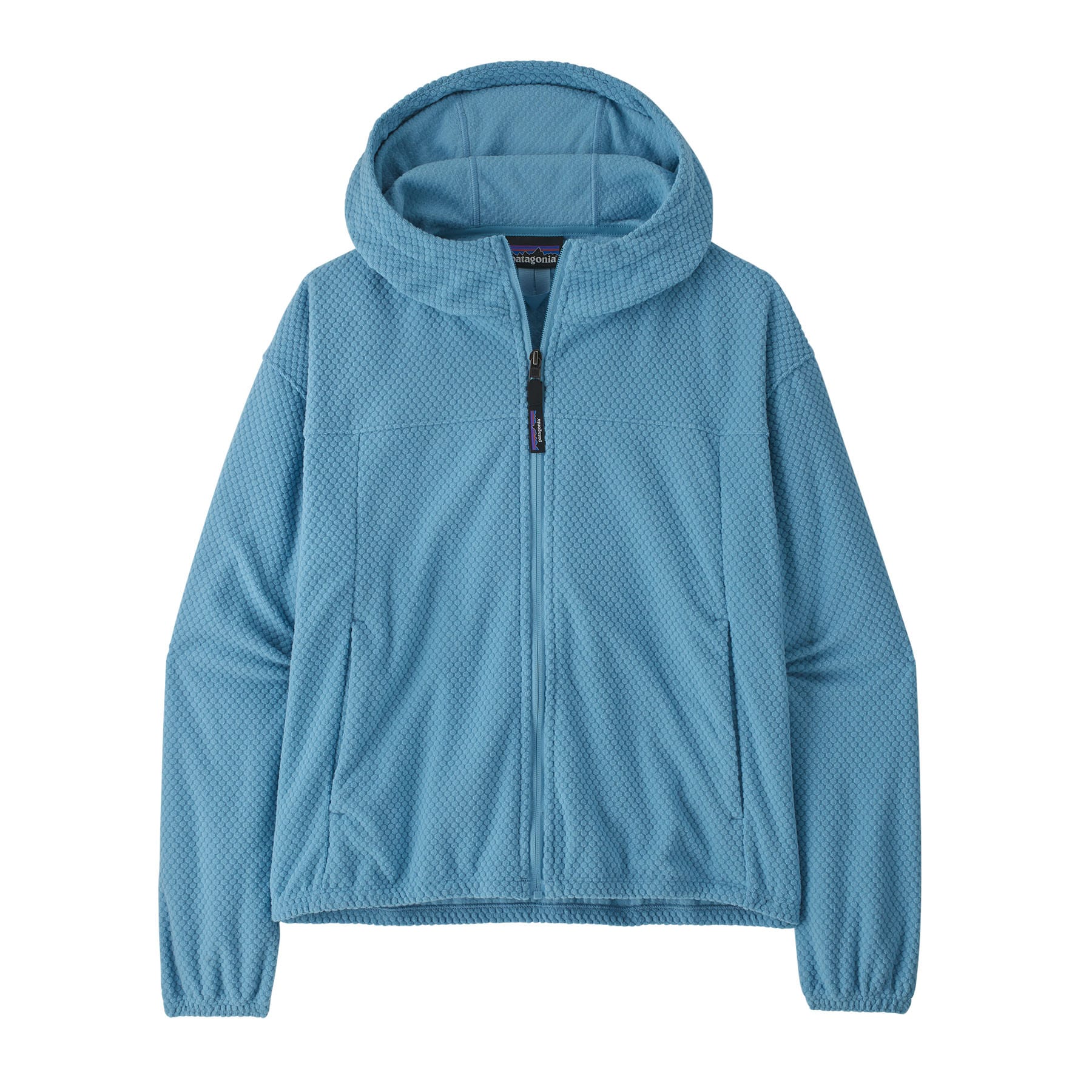 Women's Textured Fleece Hoody in Shore Blue | Patagonia Bend