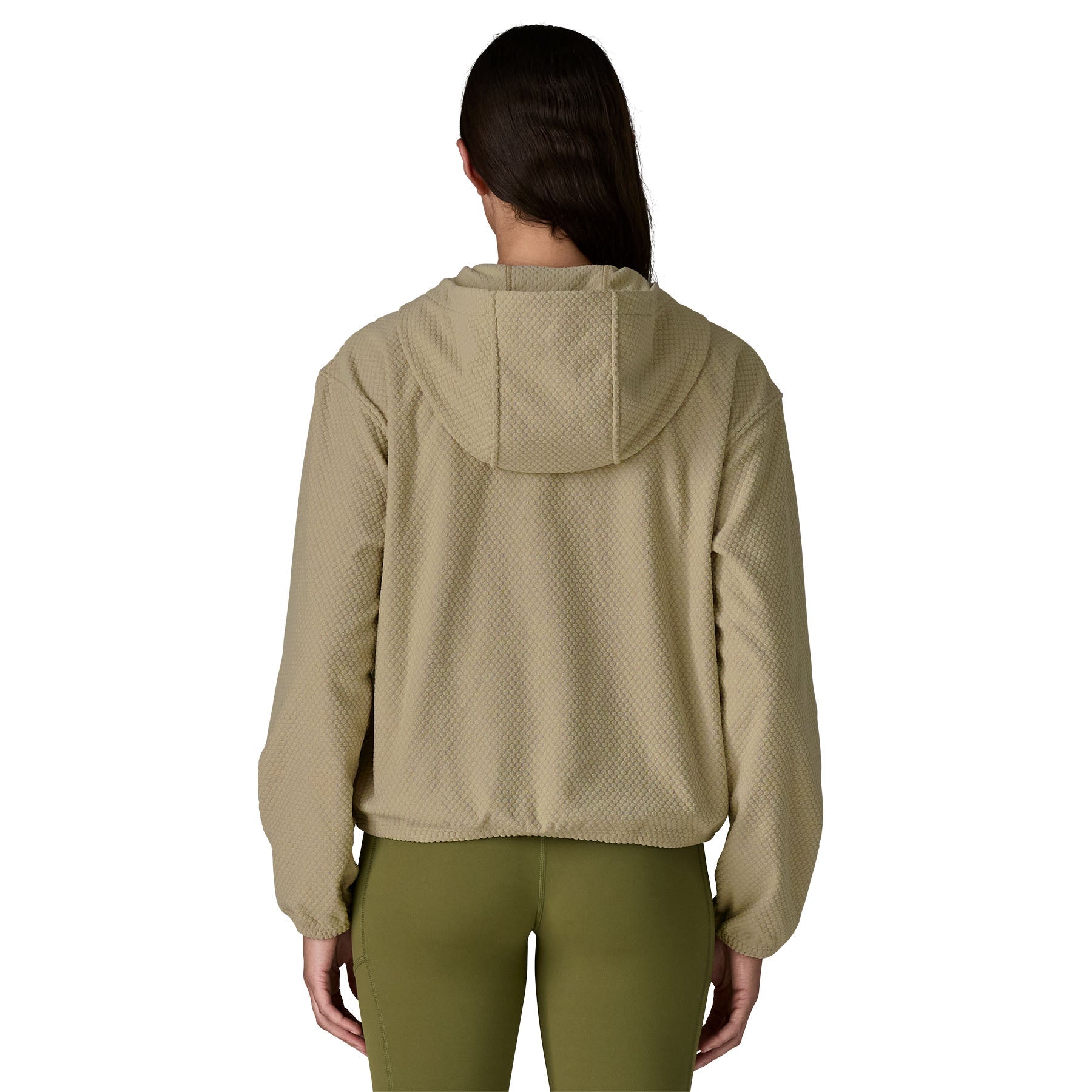 Women's Textured Fleece Hoody in WEATHERED STONE | Patagonia Bend