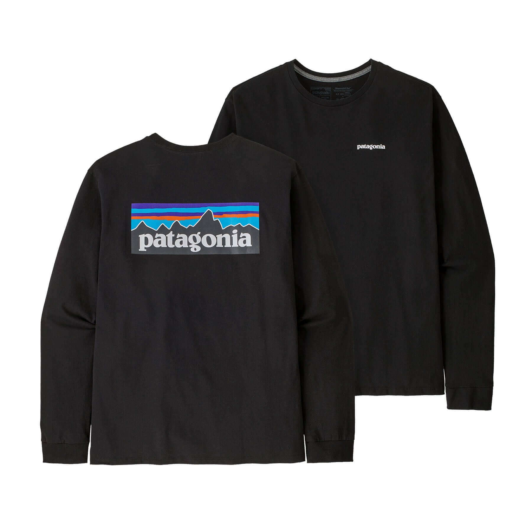 Patagonia Shirt Mens Extra Large Gray Trout Logo Cotton Long