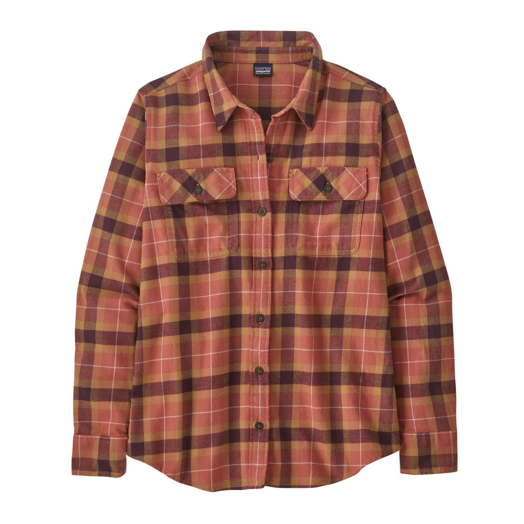 W's Long-Sleeved Organic Cotton Midweight Fjord Flannel Shirt